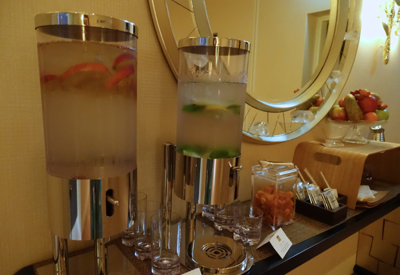 Spa Fruit and Infused Water, Four Seasons St. Petersburg Russia Review