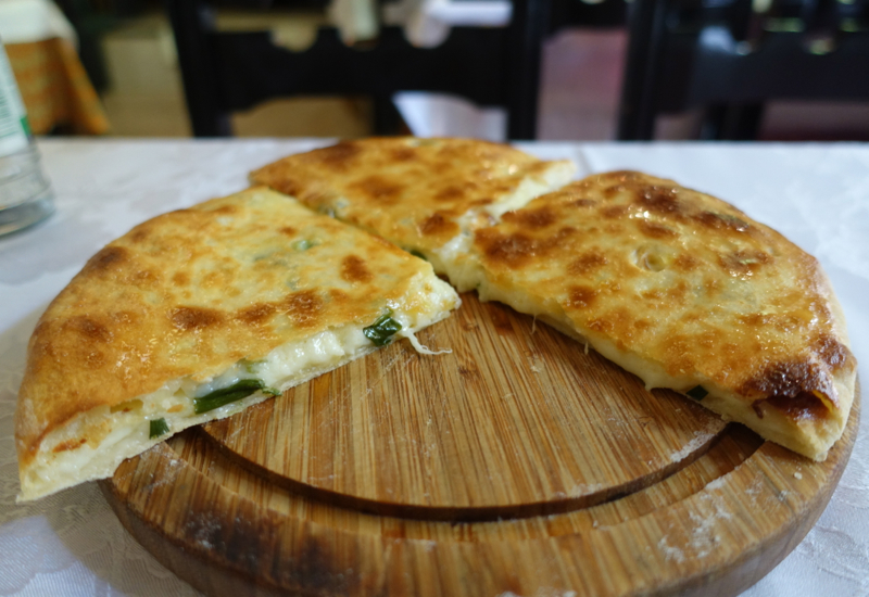 Khachapuri with Tarragon, Cat Cafe Review, St Petersburg Russia