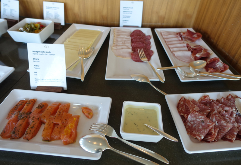 Cured Salmon and Cold Cuts, Club Lounge, Sofitel Berlin Kurfurstendamm