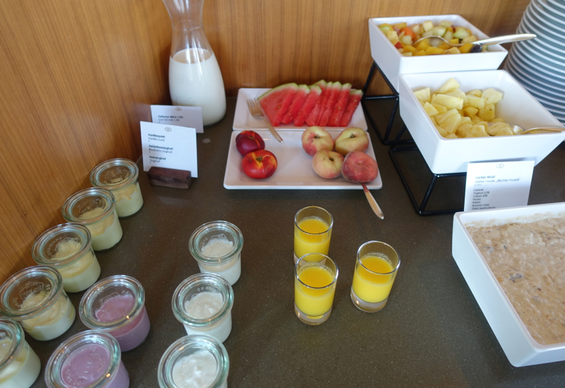 Yogurts and Fruits, Club Lounge, Sofitel Berlin Kurfurstendamm Review