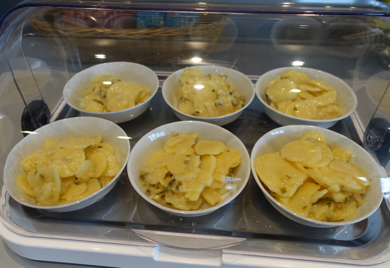 Potato Dish, Air France Lounge Review, Berlin Tegel Airport