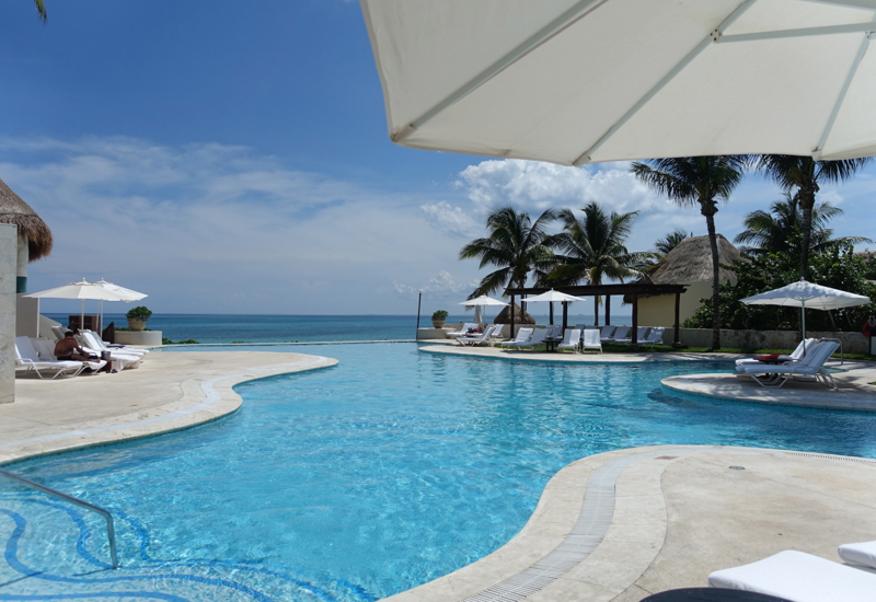 Fairmont Mayakoba Review-Pool by the Beach and Brisas Restaurant