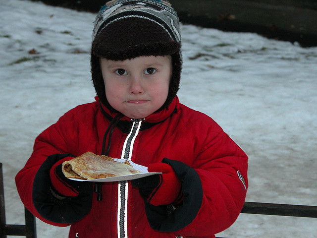 Kids love Russian blini