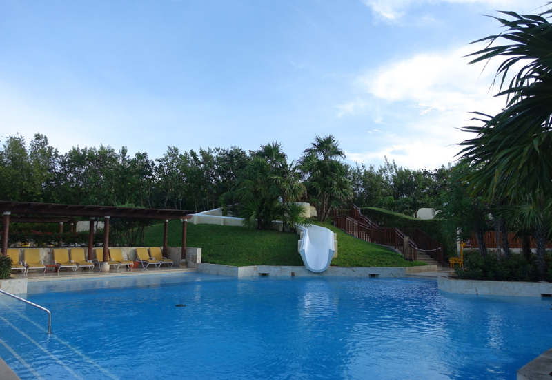 Fairmont Mayakoba Review-Waterslide and Pool by La Laguna