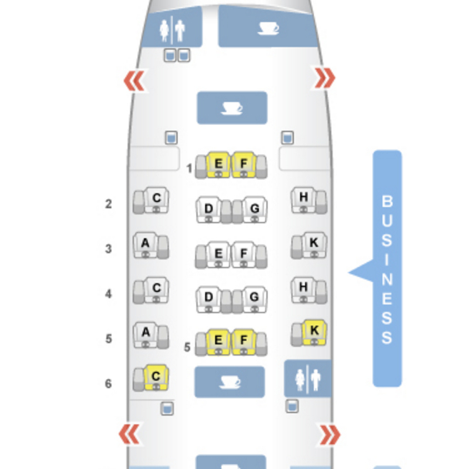 Airberlin Business Class A330 SeatGuru Seat Map: Best Business Class Seats