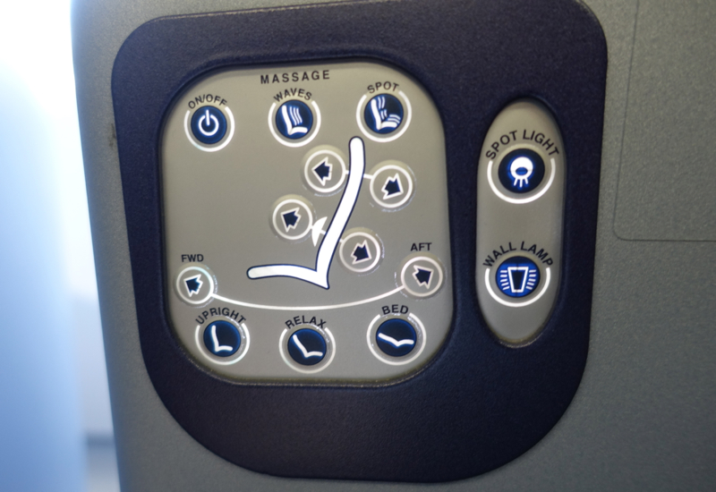 Seat Controls, Air Berlin Business Class Review