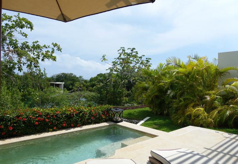 View from Rosewood Mayakoba Deluxe Lagoon Suite