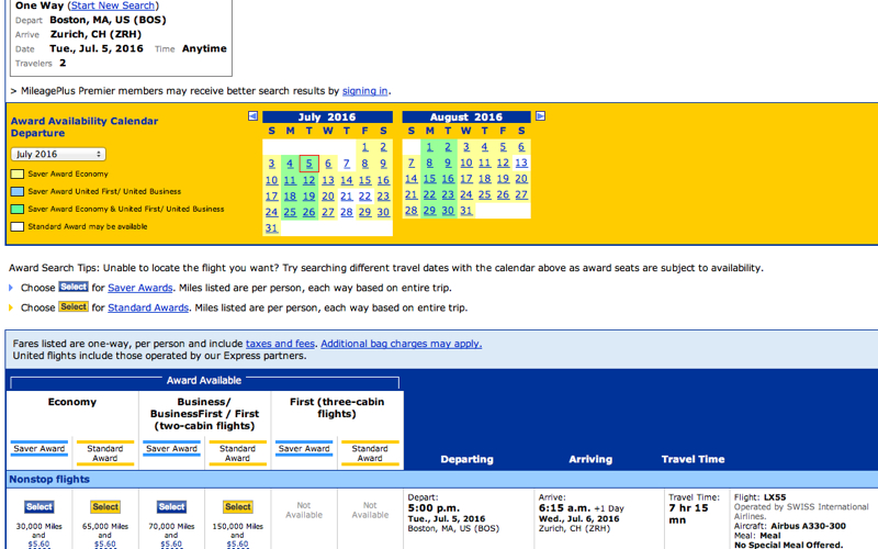 How to See the Old United Web Site to Search for Award Travel