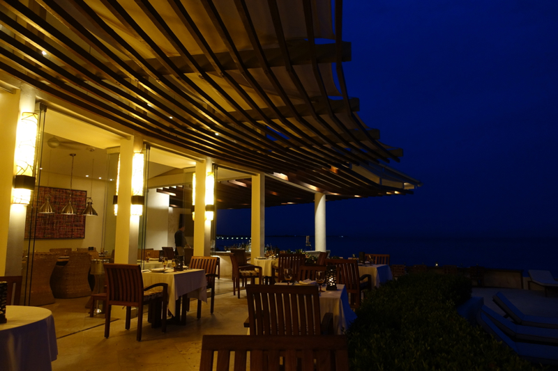 Punta Bonita Restaurant at Night, Rosewood Mayakoba Review