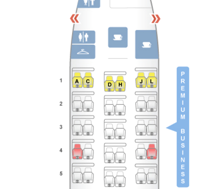 TAM Airlines Business Class 767-300ER SeatGuru