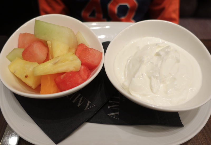 Fresh Fruit Bowl and Greek Yogurt, Breakfast at Trump Toronto