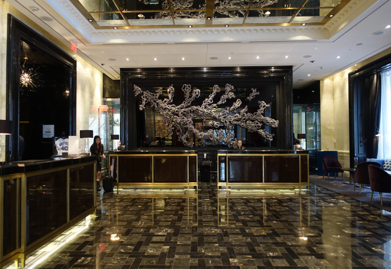 Trump Toronto Hotel Review: Lobby and Reception