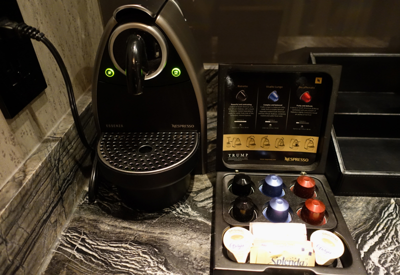 Trump Toronto Hotel Review-Nespresso Machine