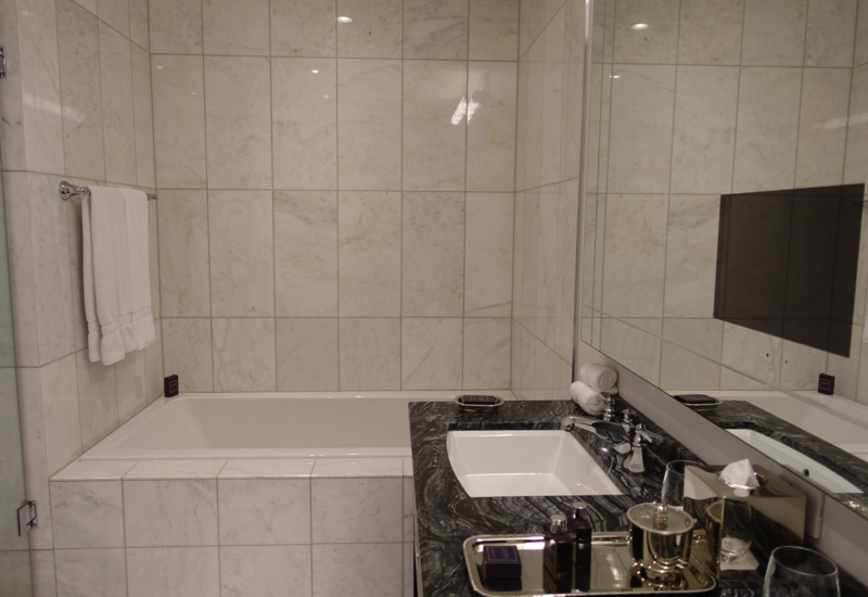 Trump Toronto Hotel Review-Superior Room Bathtub