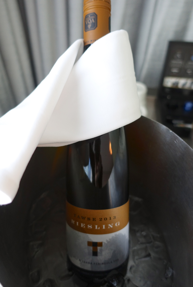 Four Seasons Toronto Review: Welcome Bottle of Riesling