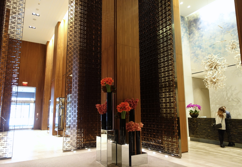 Four Seasons Toronto Review-Lobby Flowers and Reception