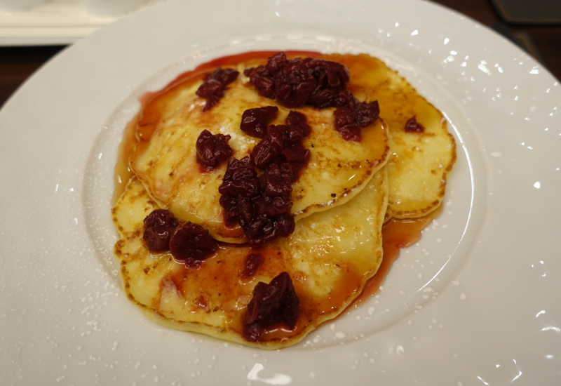 Lemon Ricotta Pancakes, Breakfast at Cafe Boulud Toronto