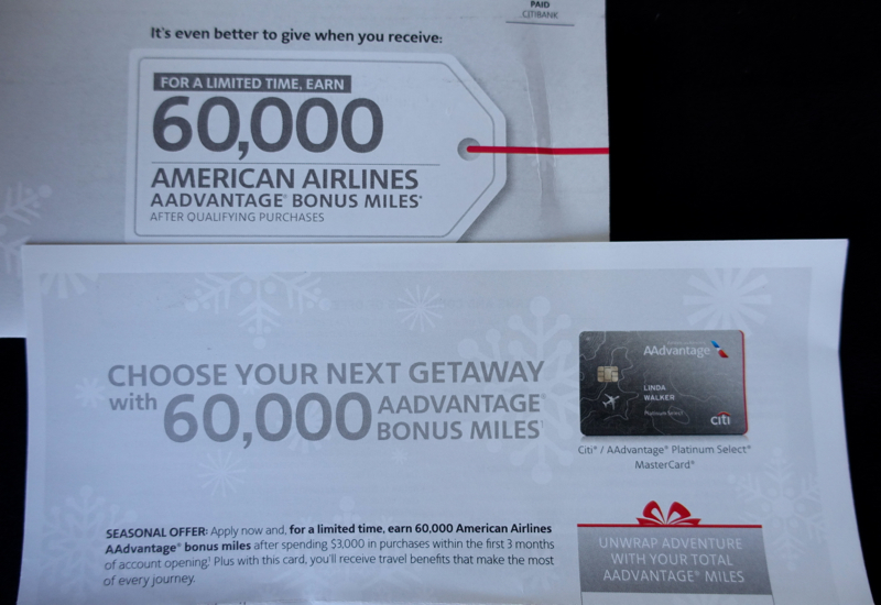 60K Citi AAdvantage Platinum Select Bonus Offer (Targeted)