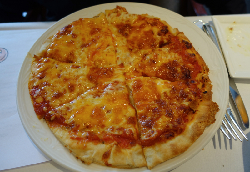 Kid's Margherita Pizza, Annona Restaurant, Park Hyatt Toronto