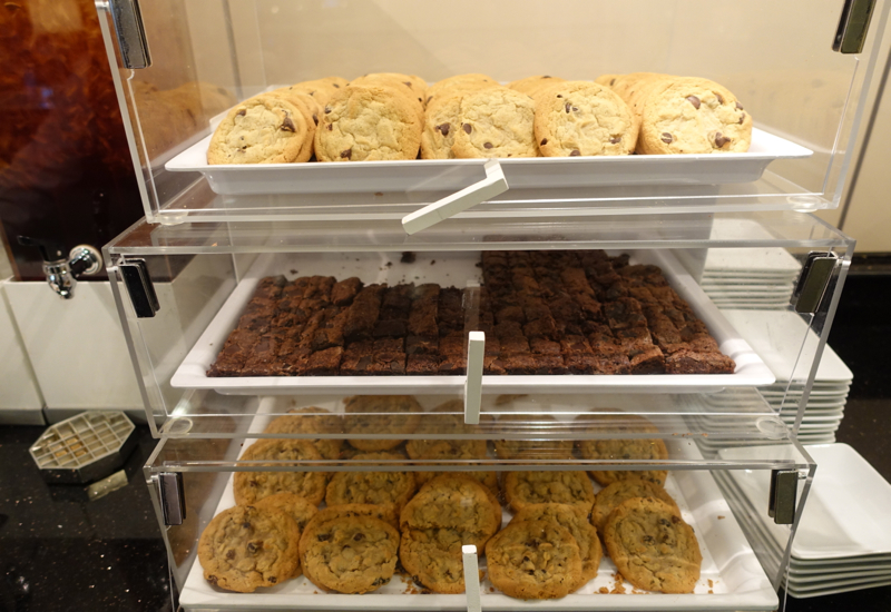 Cookies and Brownies at AA Admirals Club Lounge JFK Terminal 8