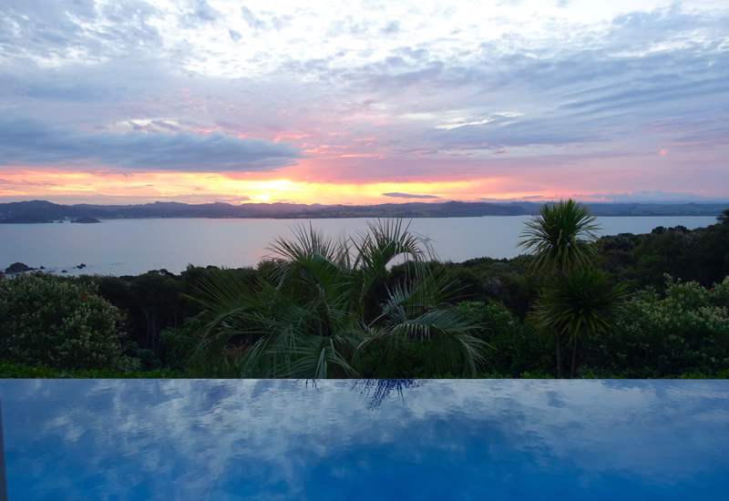 Sunset at Eagles Nest, Russell, New Zealand