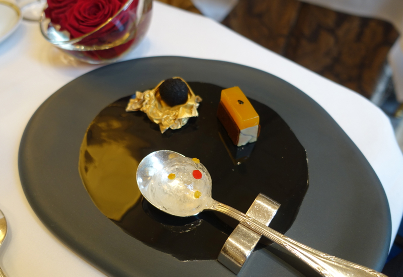 Trio of Amuses Bouches, Le Cinq Restaurant Review, Four Seasons Paris