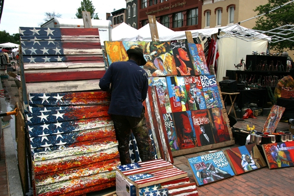 Painter at Eastern Market, Washington DC