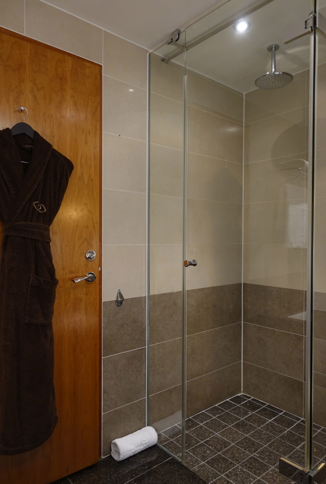 Walk-in Shower, Sofitel London Heathrow Luxury Room Review