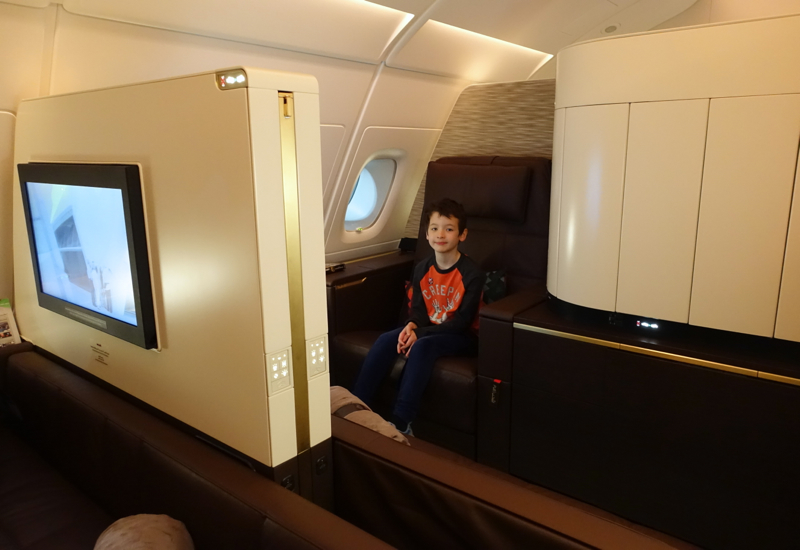Kid's Review: Etihad First Class Apartment A380