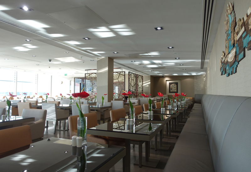 Dining Room Seating, Emirates Lounge LHR T3 Review