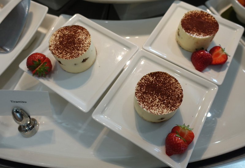 Tiramisu Dessert, Emirates Lounge LHR T3 Review