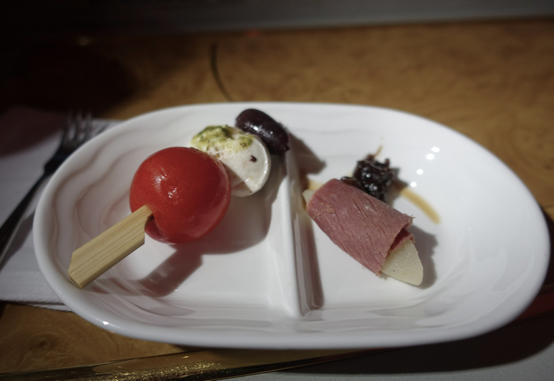 Amuse Bouche, Emirates First Class A380 Review