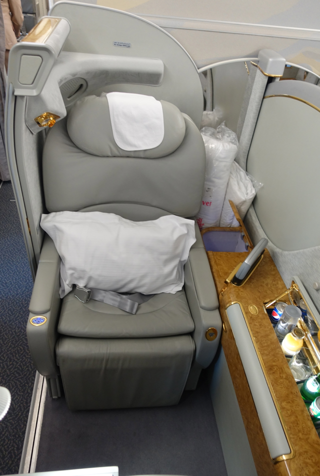 Review: Emirates First Class Seat, A380 