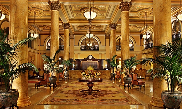 Lobby of Willard Intercontinental, Washington DC