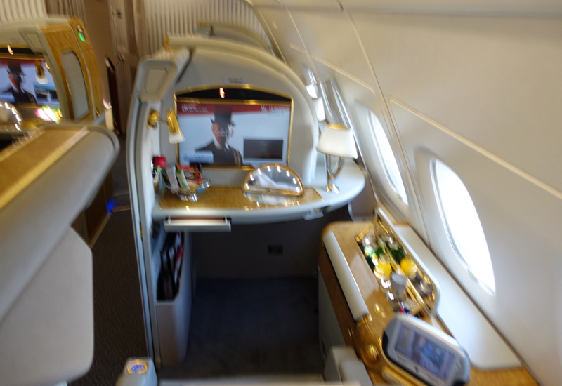 Review: Emirates First Class A380-Seat 3K