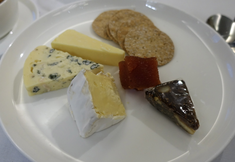 Cheese Plate, Qantas First Class Review A380