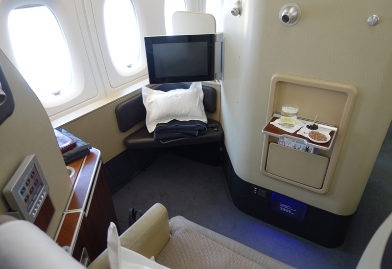 Review: Qantas First Class A380 London to Dubai