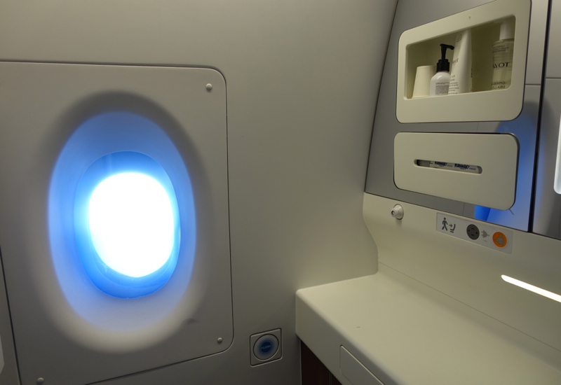 qantas a380 first class bathroom