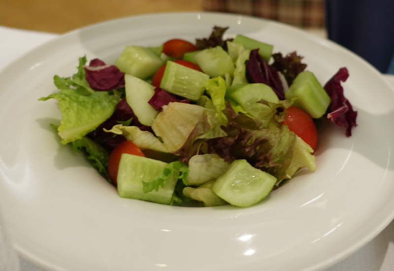 Salad, Emirates First Class Lounge Dubai Review