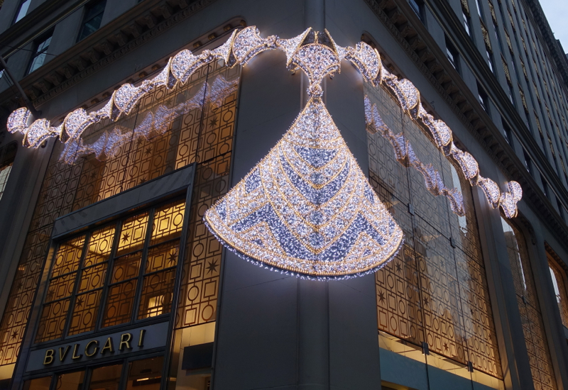 Bulgari NYC Holiday Lights 2015
