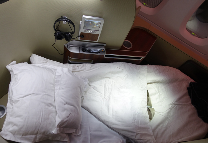 Review: Qantas First Class A380 Dubai to Melbourne