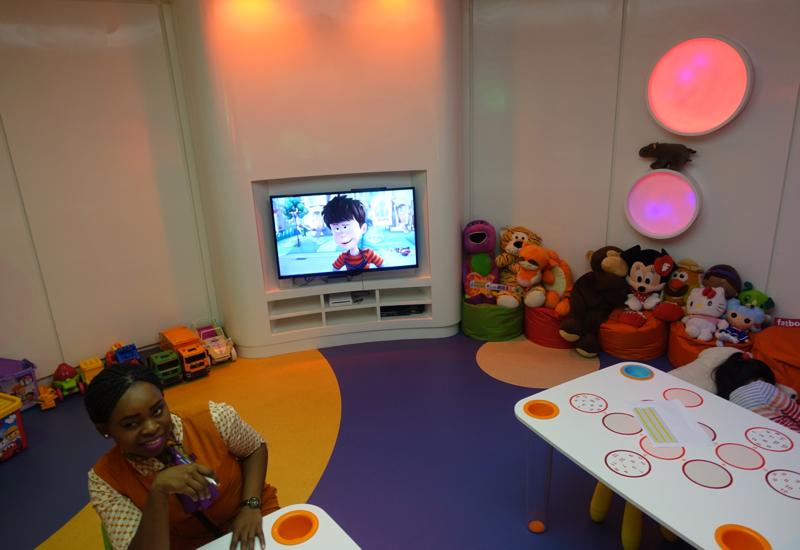 Kids' Play Room, Etihad Business Class Lounge Abu Dhabi Review