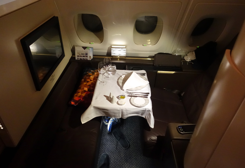 Table Setting, Etihad First Apartment 4K, A380 Review