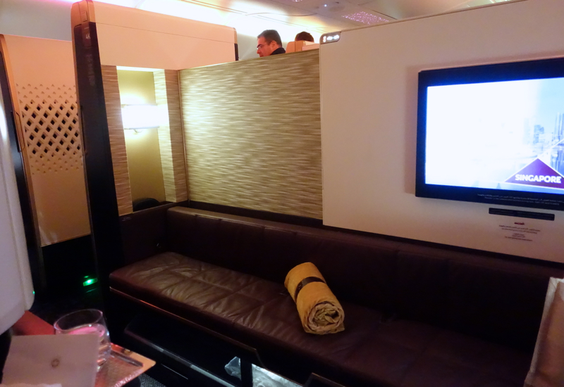 Low Partitions, Etihad A380 First Class Apartment Review