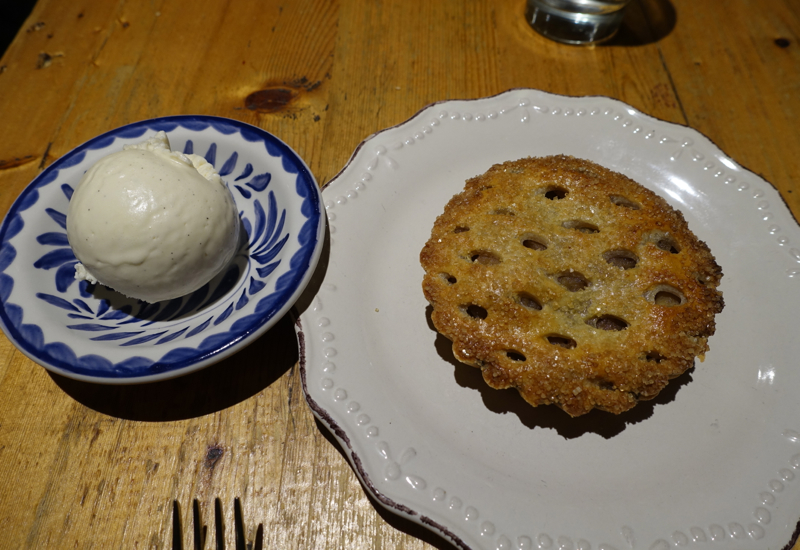 Apple Crostata with Vanilla Ice Cream, Amali Restaurant NYC Review