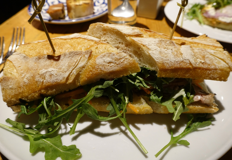 Pork Sandwich, Amali NYC Restaurant Review