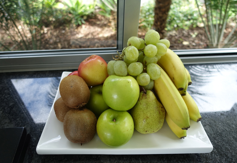 Fruit Welcome Amenity, Eagles Nest Review, New Zealand