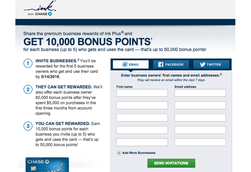 Chase Refer a Friend 2016: Earn Up to 50K Bonus Ultimate Rewards Points