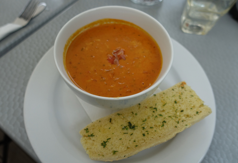 Moroccan Seafood Chowder at The Brasserie, Akaroa, New Zealand Review