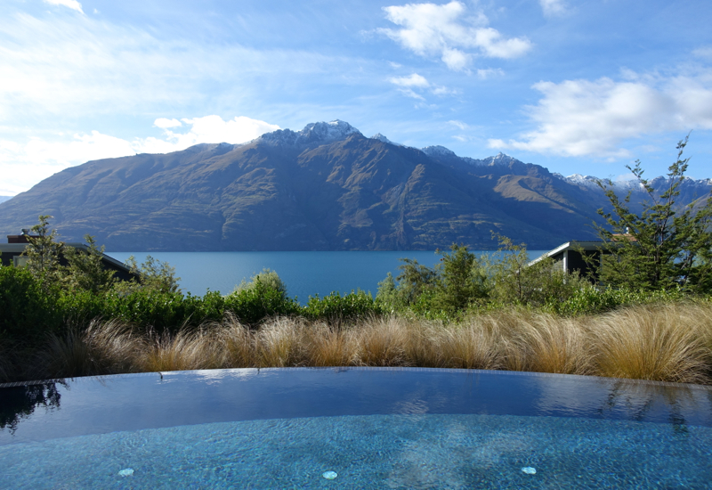 Swimming Pool, Matakauri Lodge Review Queenstown, New Zealand